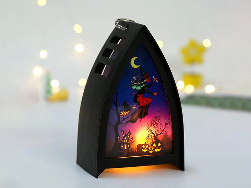 Halloween Witch House Lamp