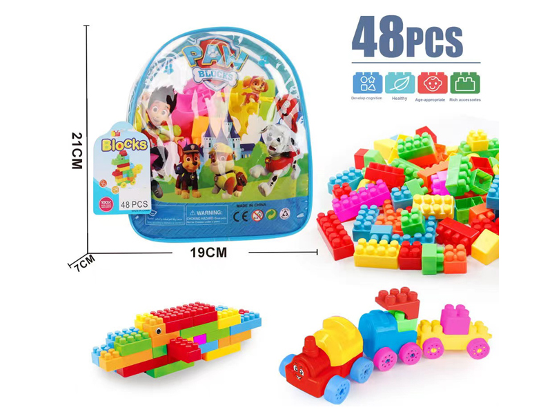 48PCS Dog Patrol Building Blocks