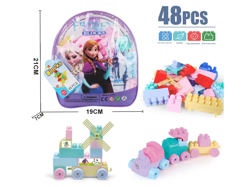 48PCS Ice Snow Princess Building Block