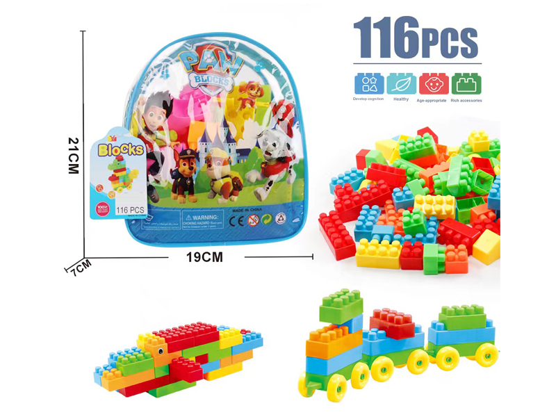 116PCS Dog Patrol Building Blocks