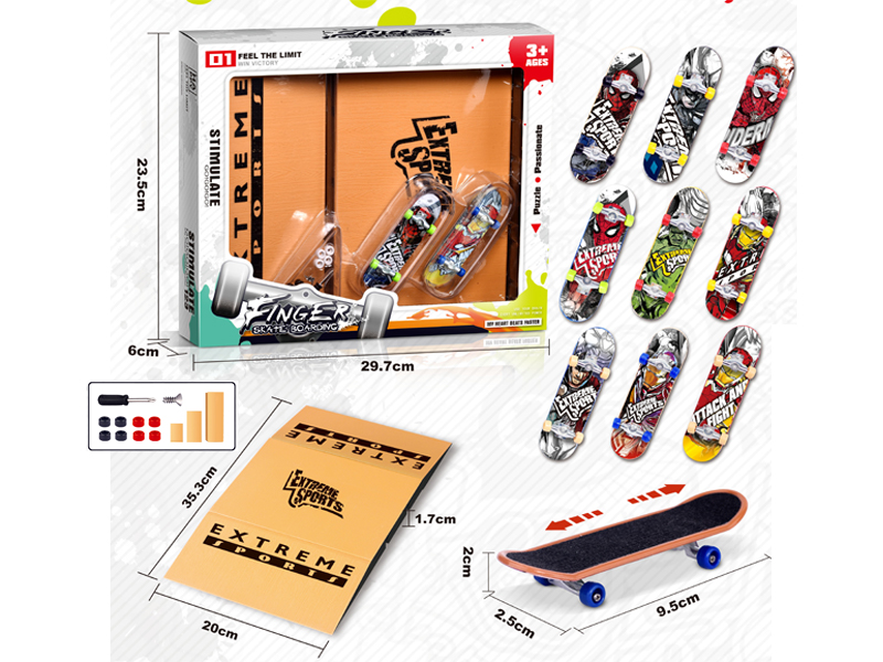 Finger Skate Boarding