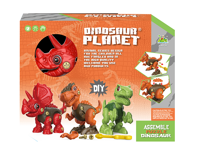 DIY Assembly Dinosaur - Triceratops