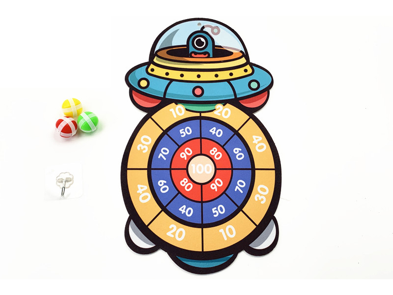 Cartoon Flying Saucer Target