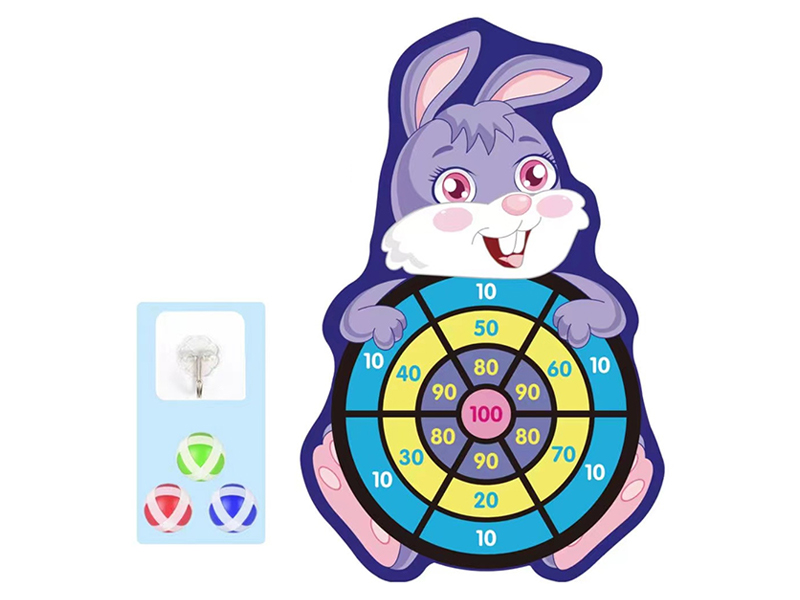Cartoon Purple Rabbit Target