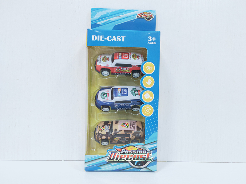 Pull Back Alloy Iron Car