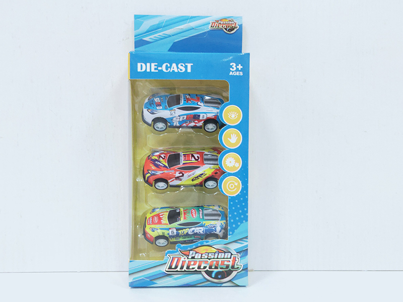 Pull Back Alloy Iron Car
