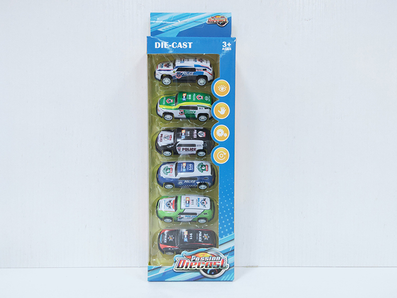 Pull Back Alloy Iron Car