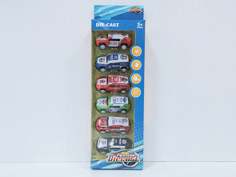 Pull Back Alloy Iron Car