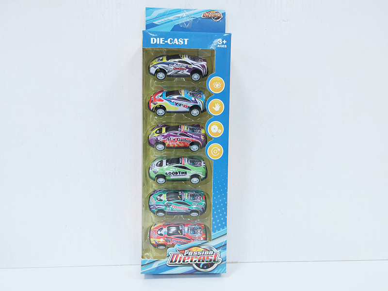 Pull Back Alloy Iron Car