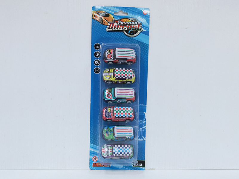 Pull Back Alloy Iron Car