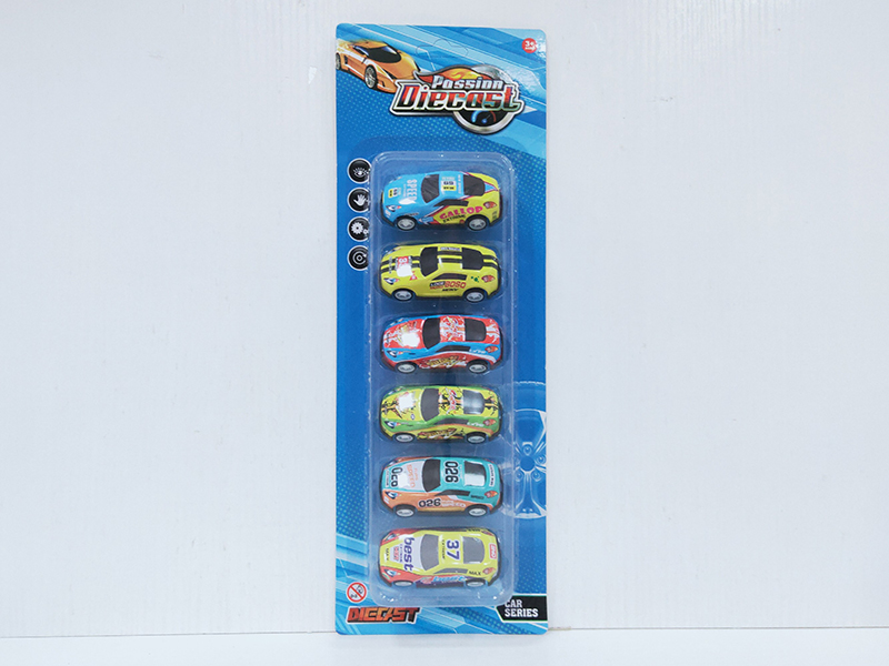 Pull Back Alloy Iron Car
