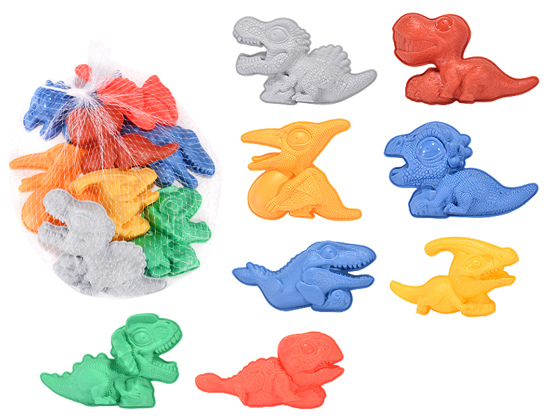 8Pcs Dinosaur Sand Mold Combination