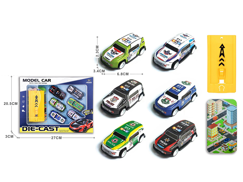 Slide Iron Car Set