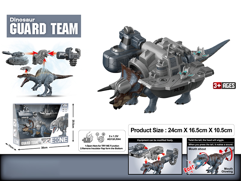 Triceratops Carrier Submarine Assembly And Disassembly Model