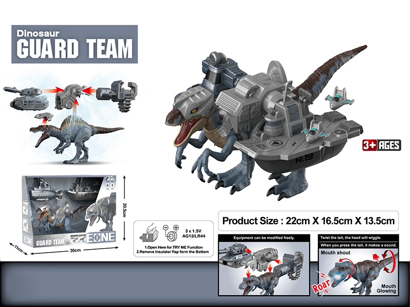 Velociraptor Navy Carrier Submarine Assembly And Disassembly Model