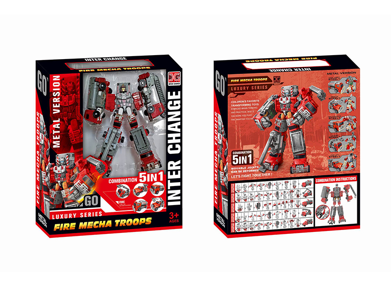 Fire Truck Team Deformation Robot