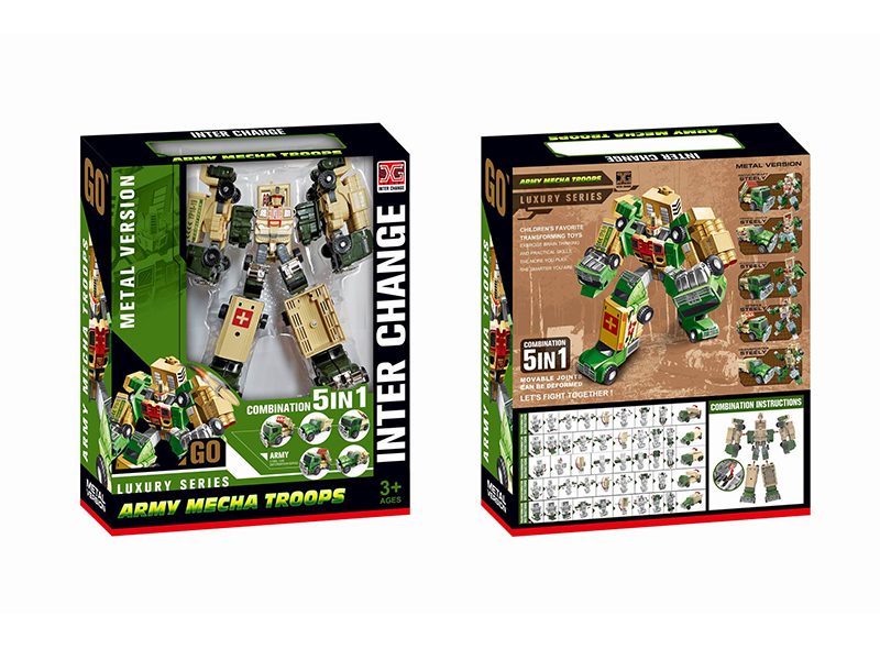 5 In 1 Military Vehicle Deformation Robot