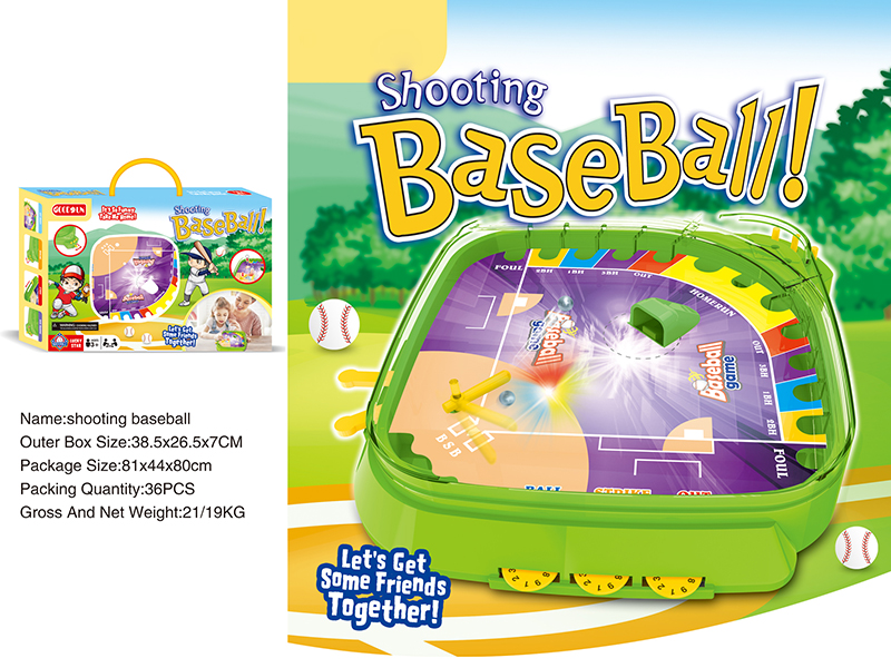 Shooting Baseball Table Games With Light