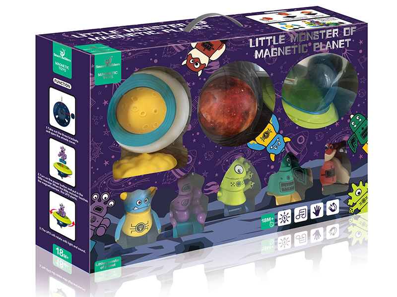 Magnetic Planet Little Monster 8PCS