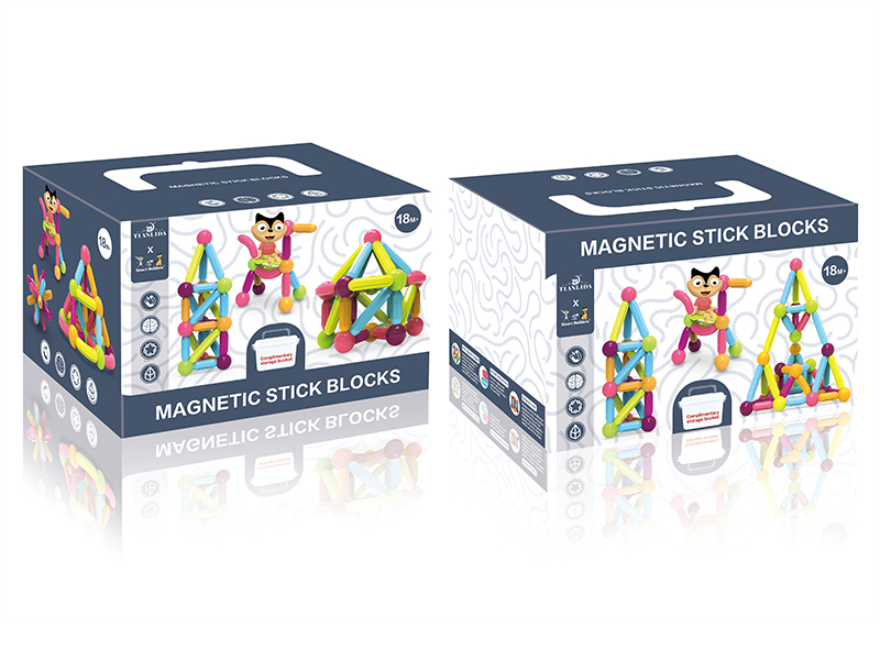 Early Education Magnetic Stick Deluxe Version 56PCS