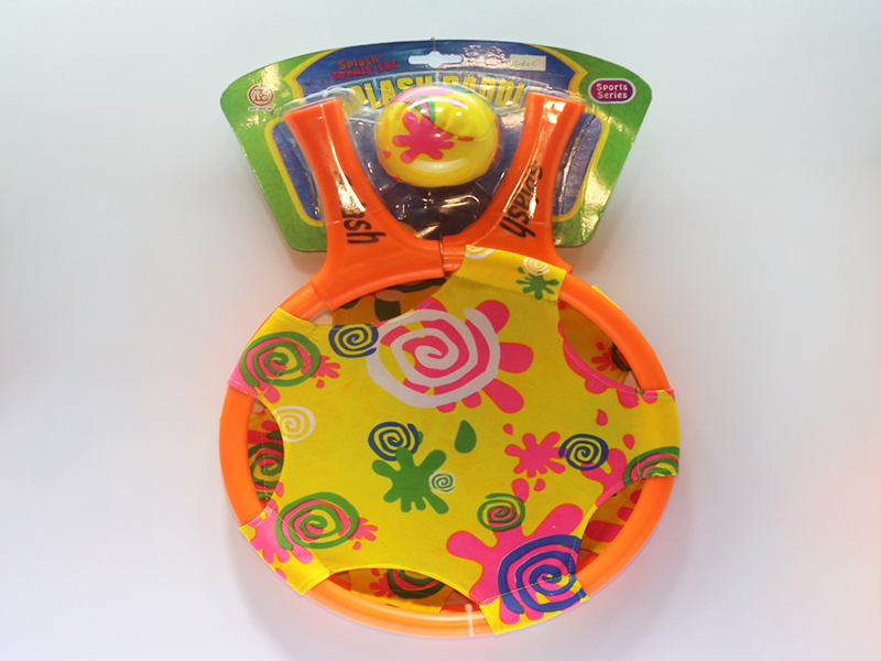 Two 27*38cm Cloth Racket With One 7cm Ball