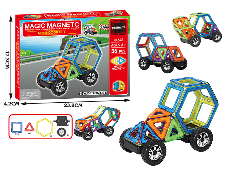 36Pcs Variable Magnetic Chip Building Block