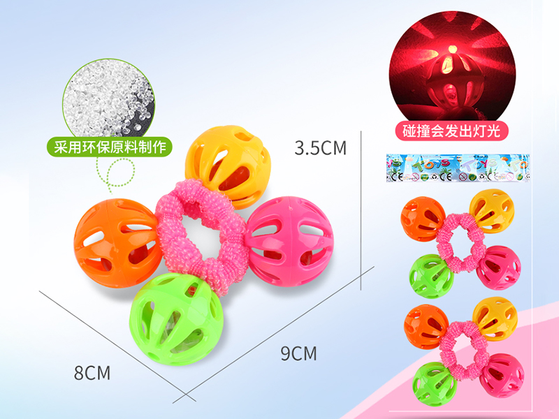 2pcs Foot Hand Bells For Dancing (With Lights)