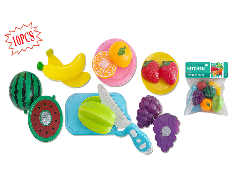10PCS Cutting Fruit Toy