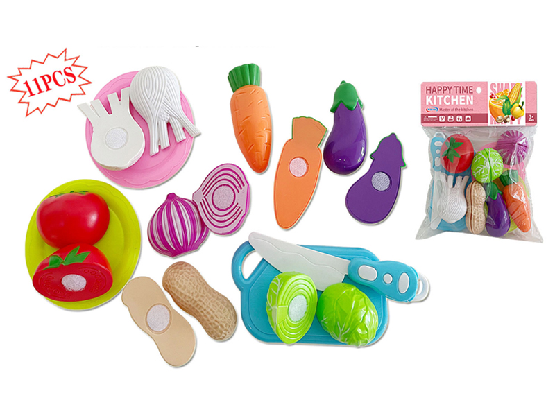 11PCS Cutting Vegetables Toy