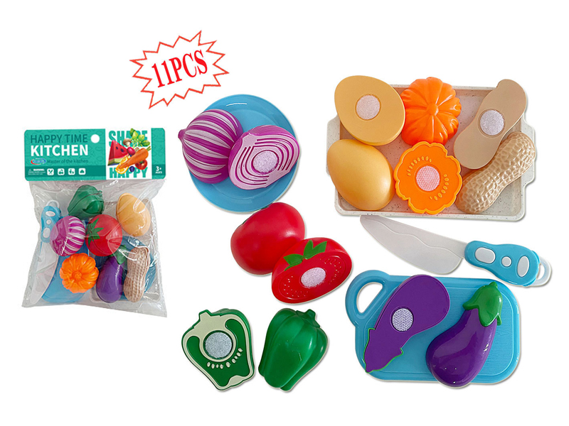 11PCS Cutting Vegetables Toy