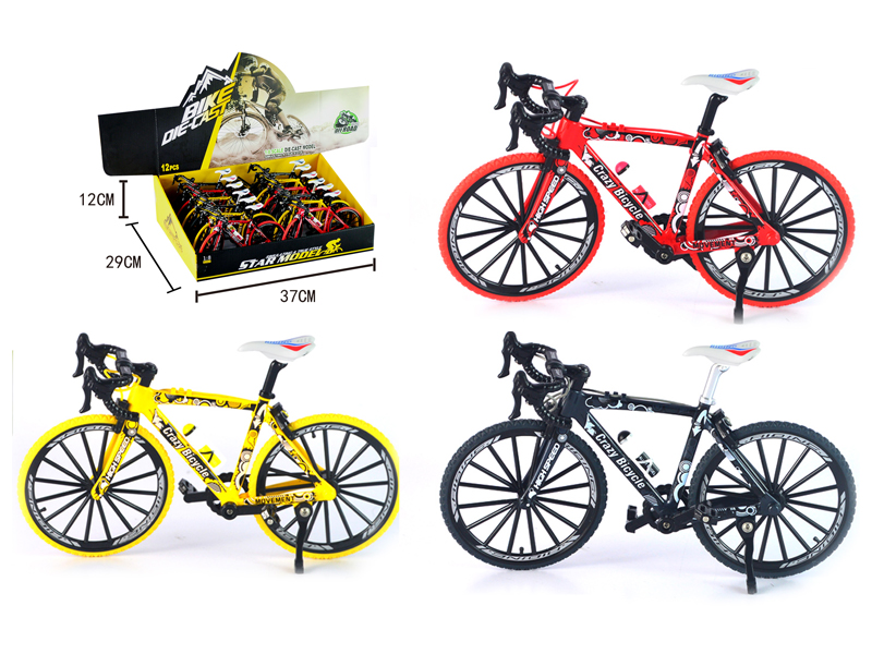 12PCS Alloy Graffiti Curved Handle Road Bike