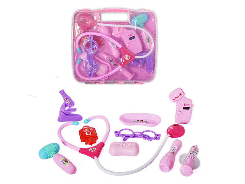 Pink Children's Doctor Set (With IC)10pcs