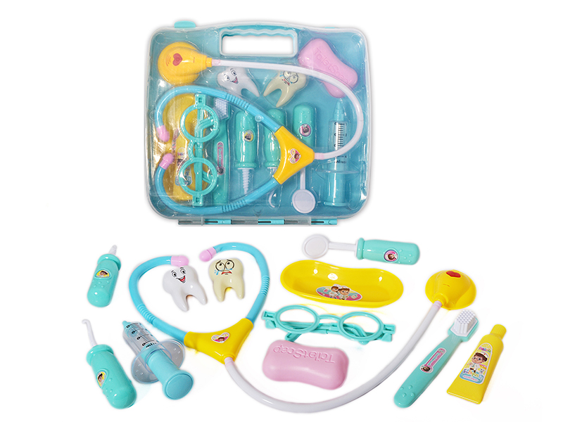 Blue Children's Dental Tools Set 12PCS