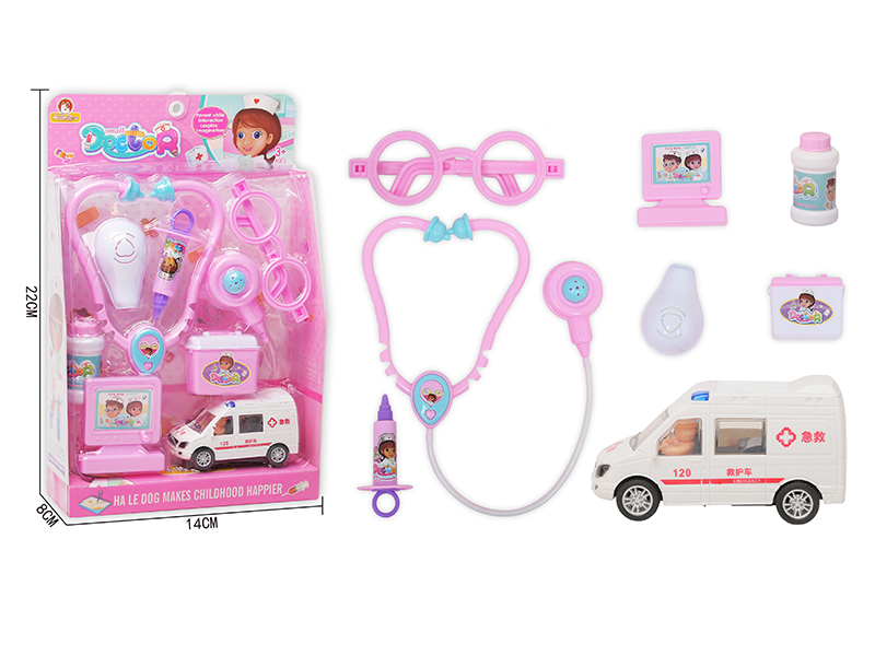 Doctor Set(With Ambulance)8PCS