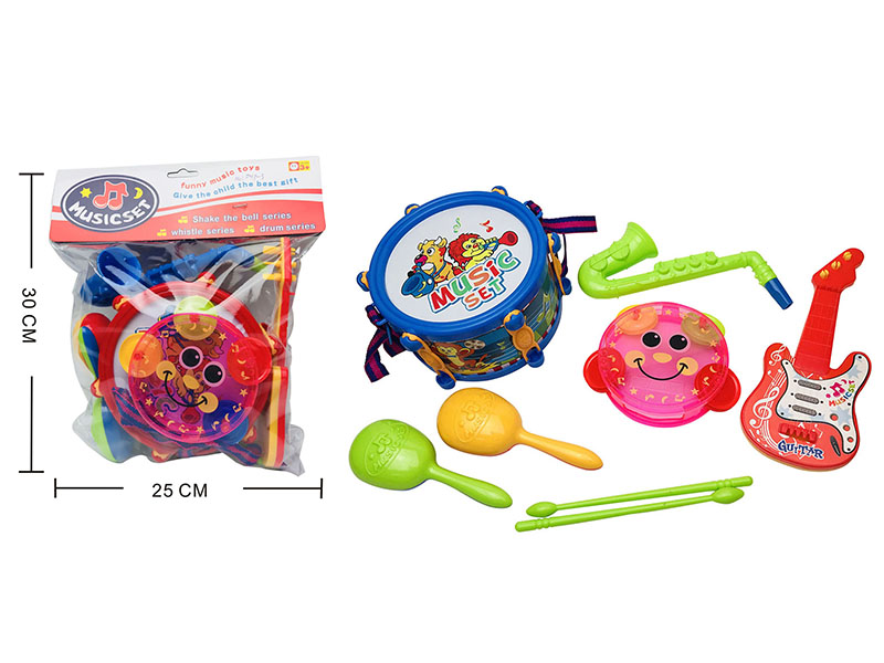 Cartoon Musical Instrument Set