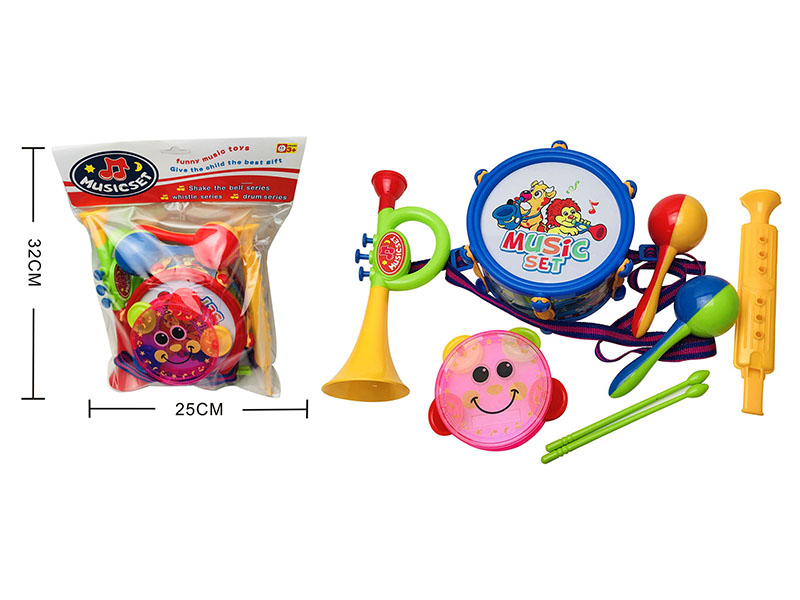 Cartoon Musical Instrument Set