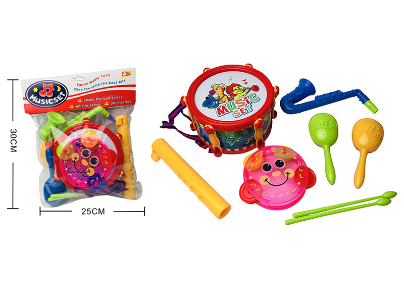 Cartoon Musical Instrument Set