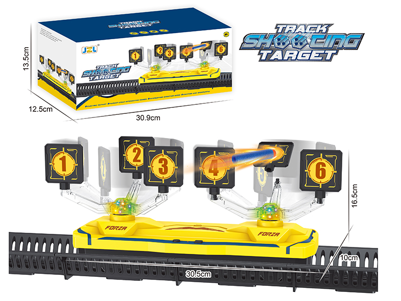 Moving B/O Rotating Target With Tracks