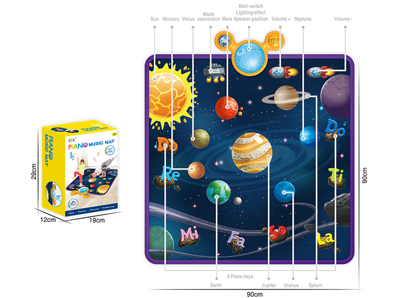Space Music Mat
