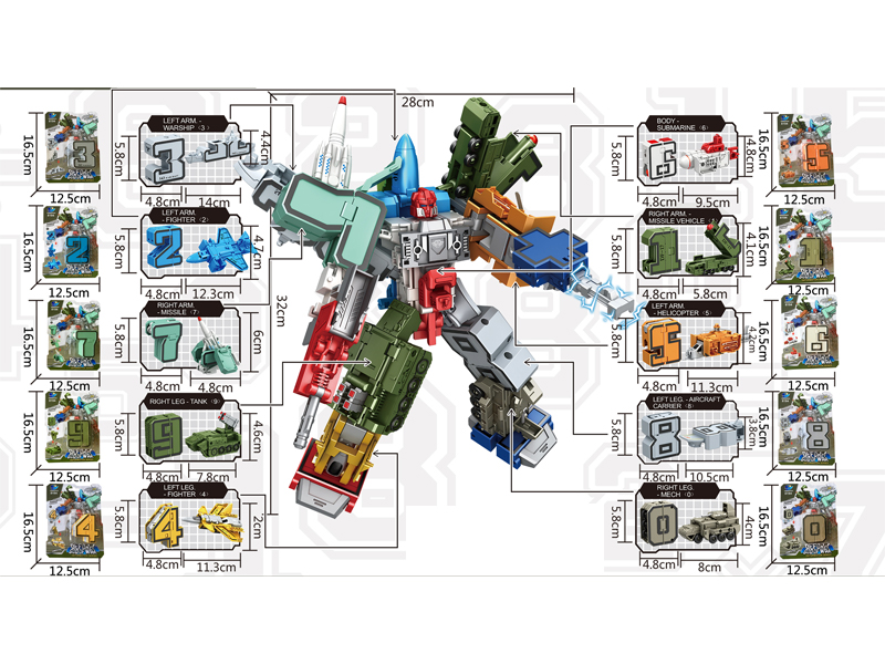 Digital Military Deformation Single Pack (0-9)