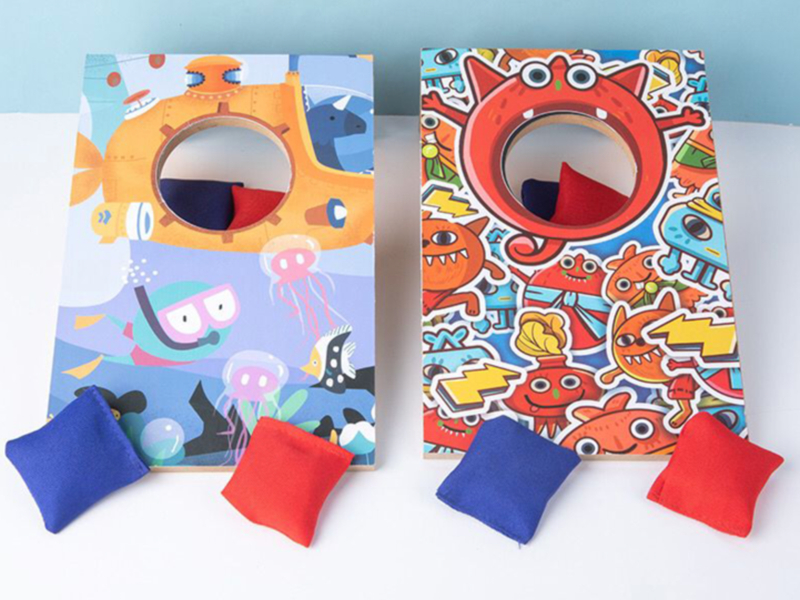 Wooden Sandbag Board Toss Game