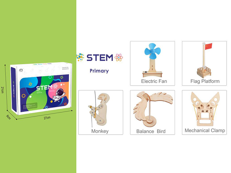 Elementary Science Physics Experiment Set (Wooden Assembled)