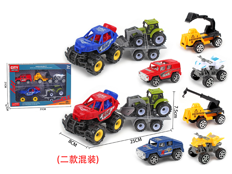 Friction Racing Car Set