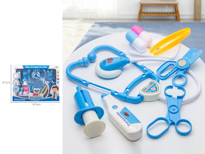 Doctor Set With Light IC(9pcs)