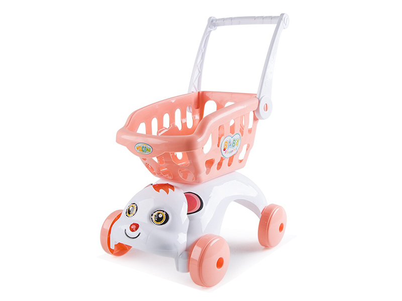 Orange Dog Shopping Cart