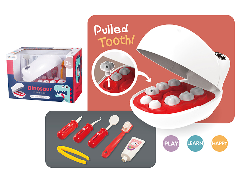 Dinosaur Pulled Tooth Doctor Set 7pcs