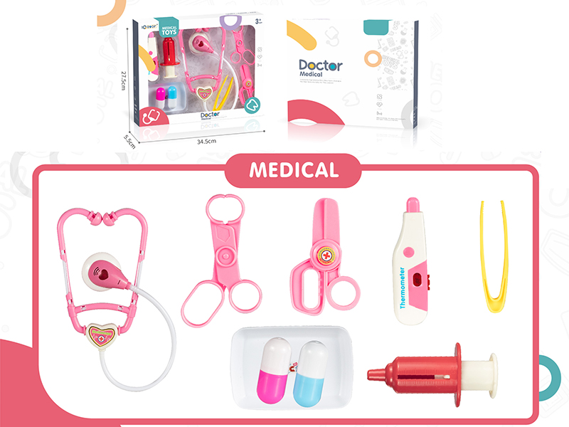 Doctor Set With Light IC(9pcs)