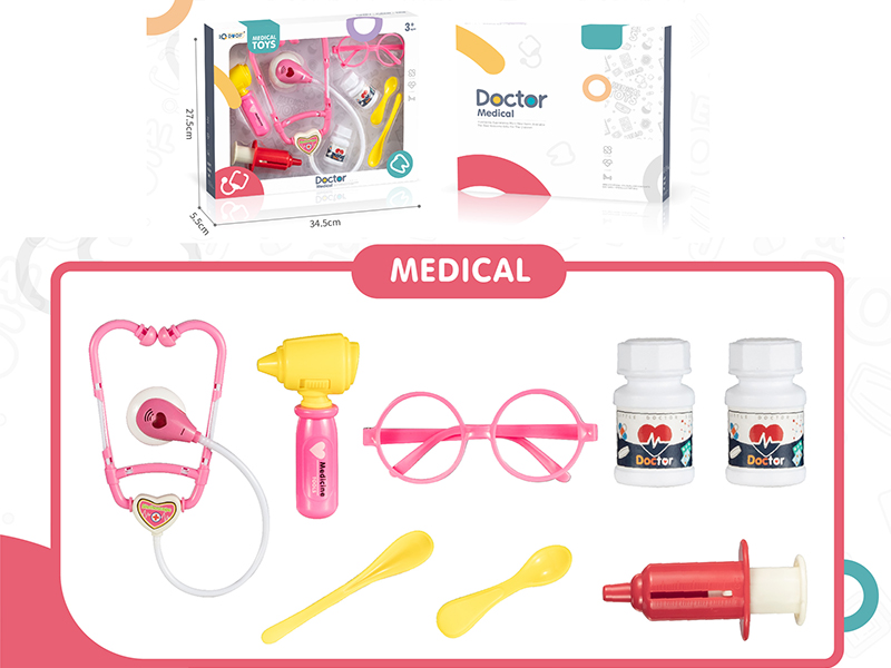 Doctor Set With Light IC(8pcs)