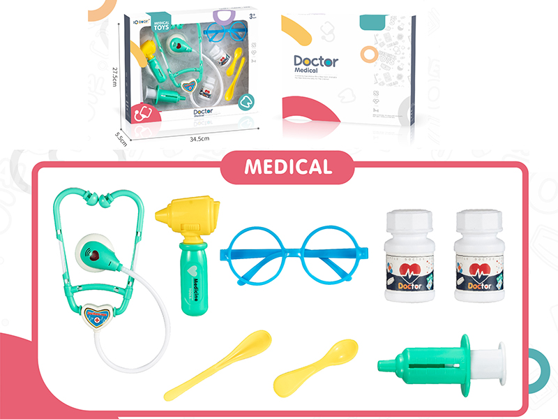 Doctor Set With Light IC(8pcs)