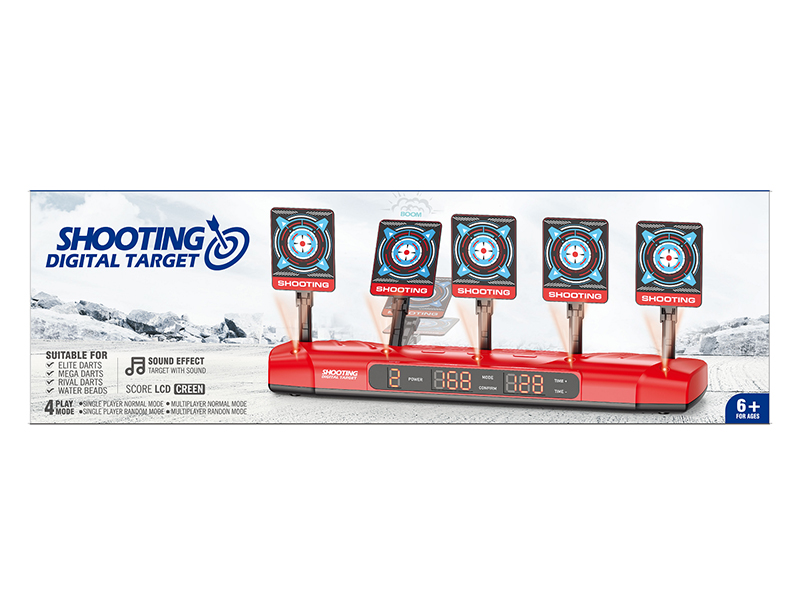Electronic Scoring Shooting Target(Blue, Red)